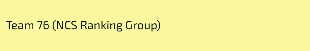 Team 76 (NCS Ranking Group)
